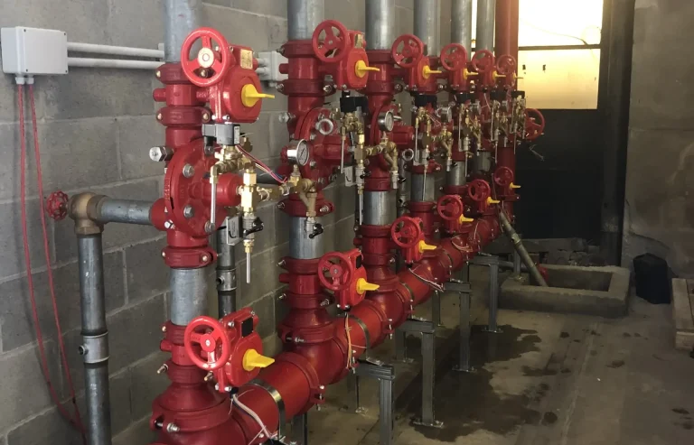 gruppo collettore impianto automatico schiuma antincendio